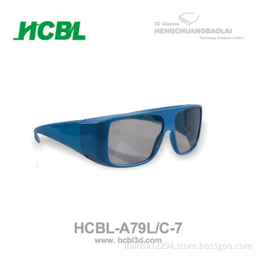 Circular polarized 3d glasses for cinema
